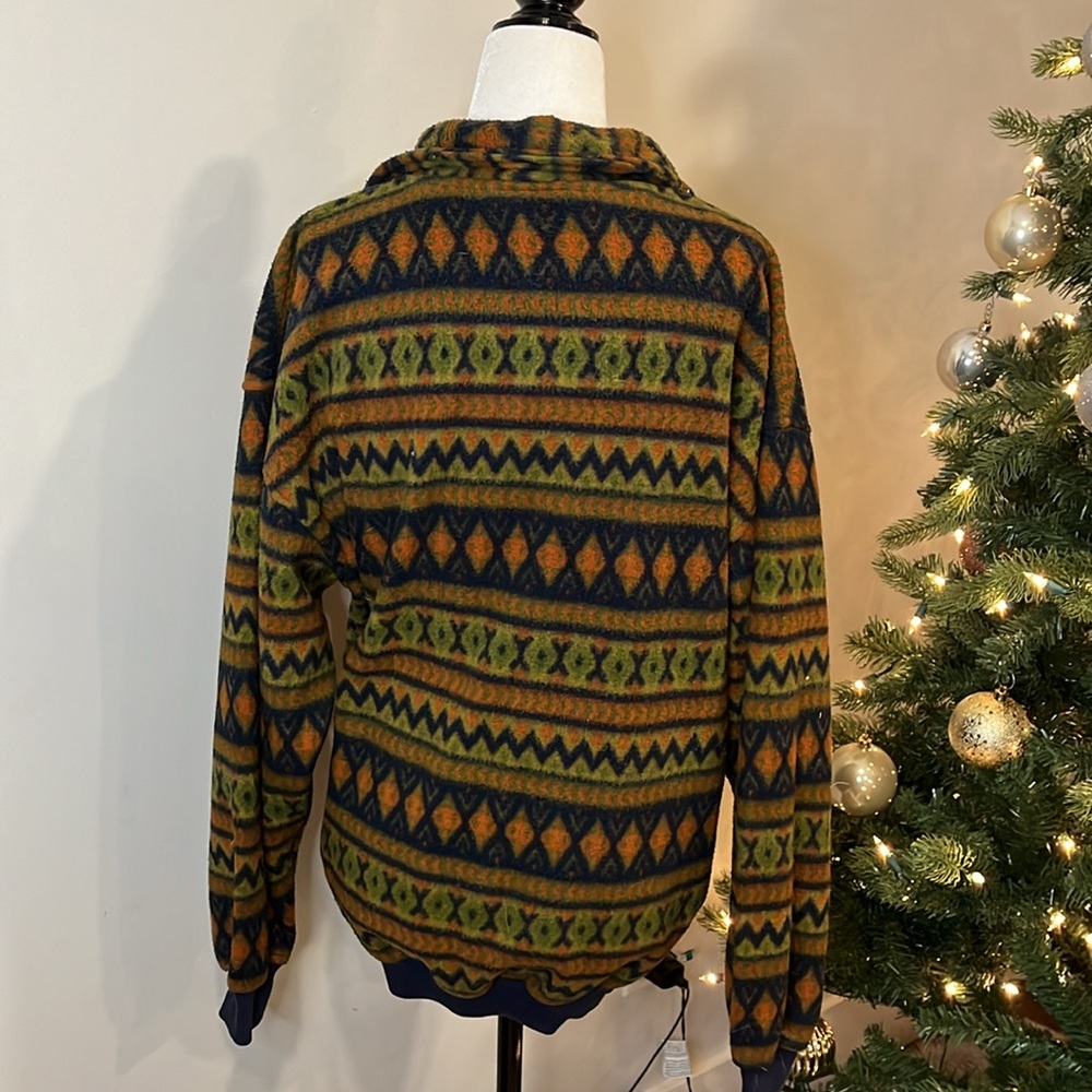 Vintage Natural Issue Aztec Pullover Sweater - Picture 3 of 5
